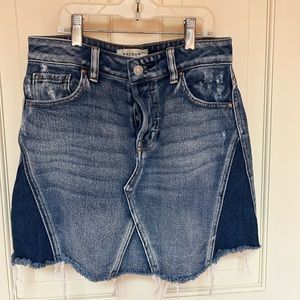 Pacsun jean medium wash mini skirt